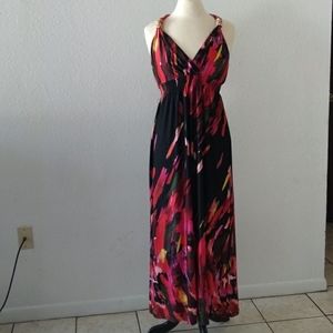 Women Maxi spandex sleeveless dress size large